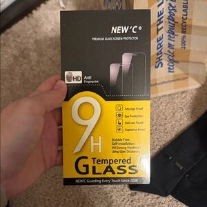 iPhone 12 Pro Max Tempered Glass Screen Protector - Yellow